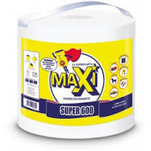 Carica l'immagine nel visualizzatore di Gallery, Maxi 4 Bobine Asciugatutto Super 600 - 2 Veli, Pura Cellulosa
