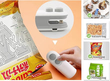 Carica l'immagine nel visualizzatore di Gallery, Sigillatrice sacchetti sigilla buste per alimenti a caldo portatile usb ricarica.
