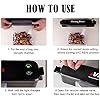Carica l'immagine nel visualizzatore di Gallery, XUBX Macchina Sottovuoto per Alimenti, Professionale Sigillatrice Sottovuoto Automatica, Portatile Vacuum Sealer per Alimenti Freschi, Sottovuoto Macchina con 10 Sacchetti Sottovuoto
